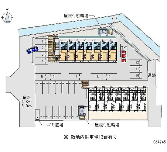 富山市天正寺 月極駐車場